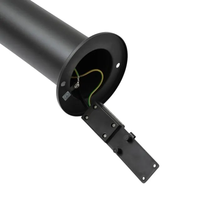 Moderne Außenleuchte schwarz 80 cm IP44 inkl. LED - Roxy