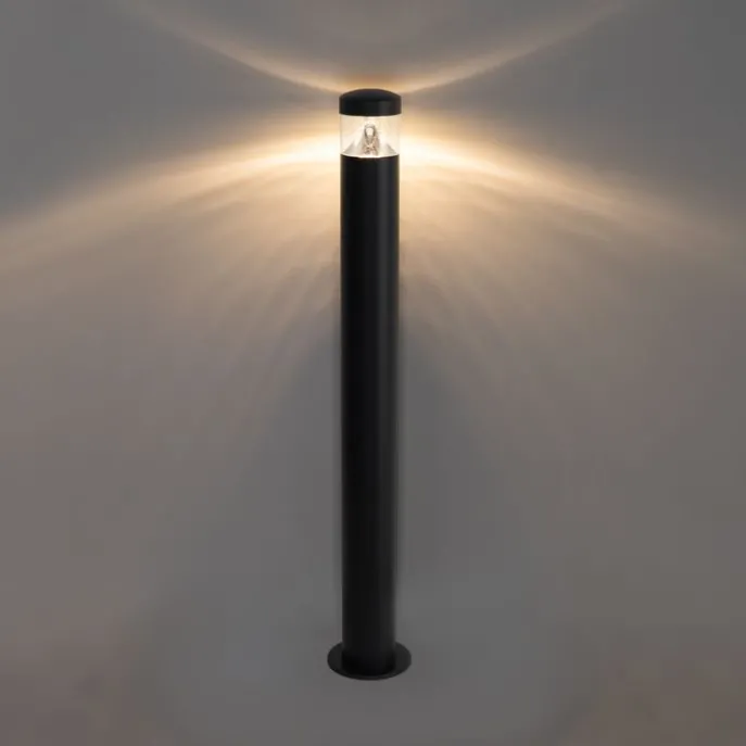 Moderne Außenleuchte schwarz 80 cm IP44 inkl. LED - Roxy