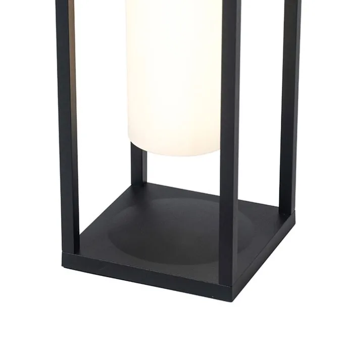 Moderne Außenleuchte schwarz inkl. LED und Dimmer Solar - Denlu