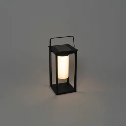 Moderne Außenleuchte schwarz inkl. LED und Dimmer Solar - Denlu