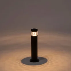 Moderne Außenleuchte schwarz 40 cm IP44 inkl. LED - Roxy