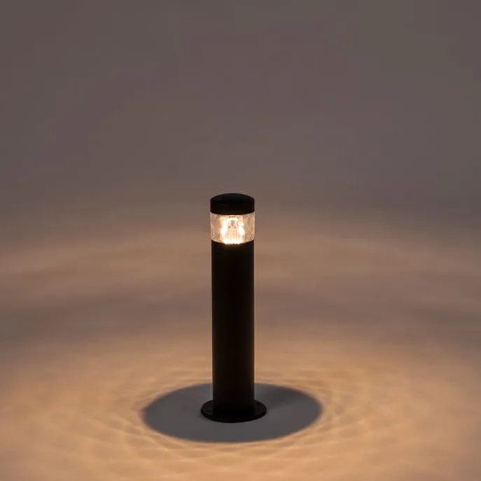 Moderne Außenleuchte schwarz 40 cm IP44 inkl. LED - Roxy