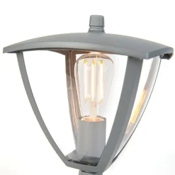 Moderne Außenwandlaterne dunkelgrau - Platar