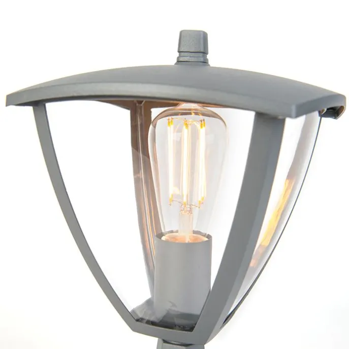 Moderne Außenwandlaterne dunkelgrau - Platar