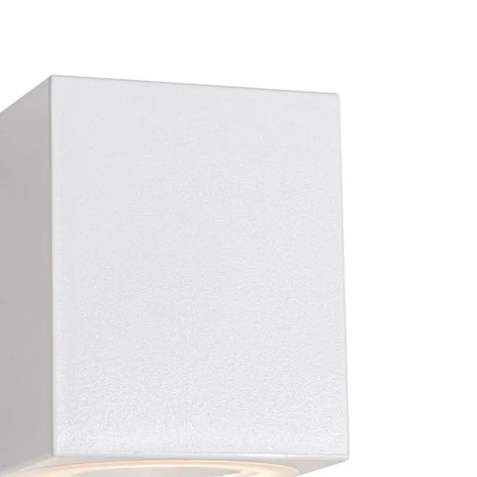 Moderne Außenwandleuchte aus weißem Kunststoff - Baleno