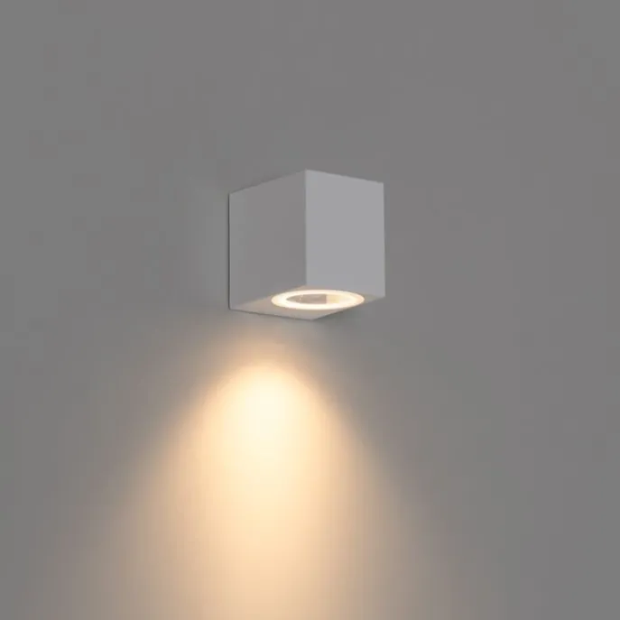 Moderne Außenwandleuchte aus weißem Kunststoff - Baleno