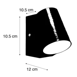 Moderne Außenwandleuchte anthrazit inkl. LED - Uma