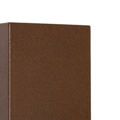 Moderne Außenwandleuchte aus rostbraunem Kunststoff - Baleno