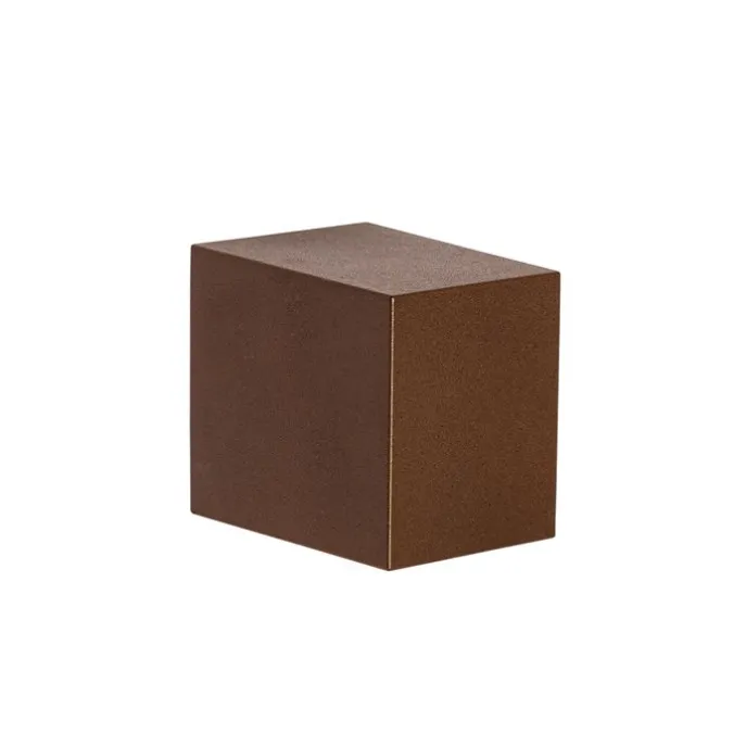 Moderne Außenwandleuchte aus rostbraunem Kunststoff - Baleno