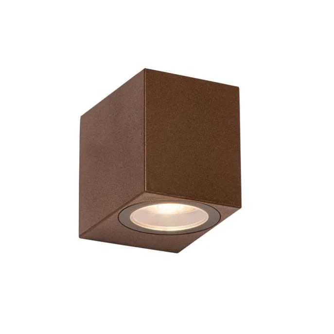 Moderne Außenwandleuchte aus rostbraunem Kunststoff - Baleno