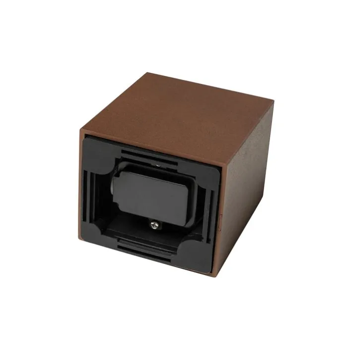 Moderne Außenwandleuchte aus rostbraunem Kunststoff - Baleno