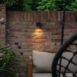 Moderne Außenwandleuchte aus schwarzem Kunststoff - Baleno