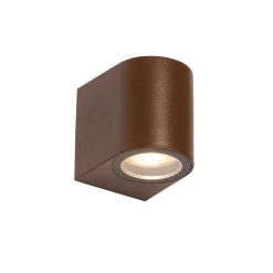 Moderne Außenwandleuchte aus rostbraunem Kunststoff oval - Baleno