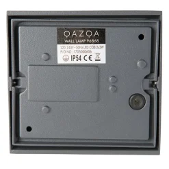 Moderne Außenwandleuchte dunkelgrau inkl. LED IP54 - Mal