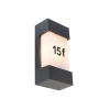 Moderne Außenwandleuchte dunkelgrau IP44 - Tide