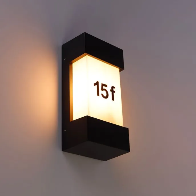 Moderne Außenwandleuchte dunkelgrau IP44 - Tide