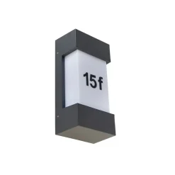 Moderne Außenwandleuchte dunkelgrau IP44 - Tide