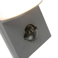 Moderne Außenwandleuchte dunkelgrau mit Bewegungssensor - Harry