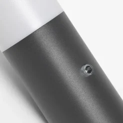 Moderne Außenwandleuchte dunkelgrau Hell-Dunkel-Sensor IP44 - Rox