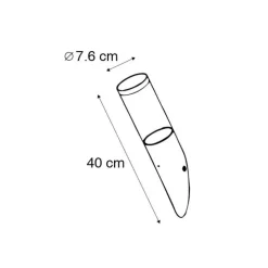 Moderne Außenwandleuchte dunkelgrau Hell-Dunkel-Sensor IP44 - Rox