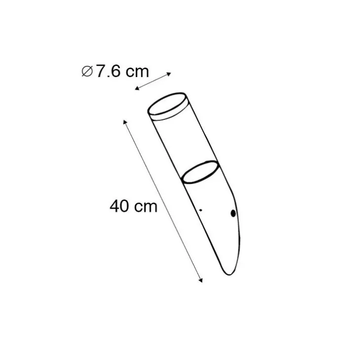 Moderne Außenwandleuchte dunkelgrau Hell-Dunkel-Sensor IP44 - Rox