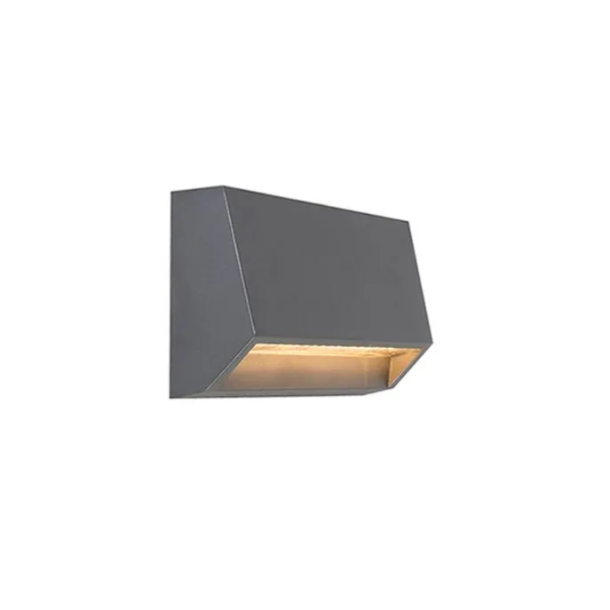 Moderne Außenwandleuchte dunkelgrau inkl. LED IP65 - Sandstone 2
