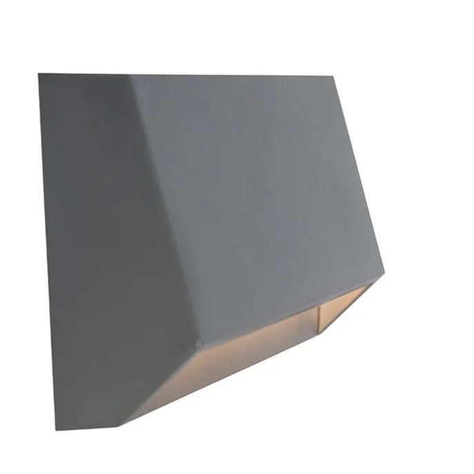 Moderne Außenwandleuchte dunkelgrau inkl. LED IP65 - Sandstone 2