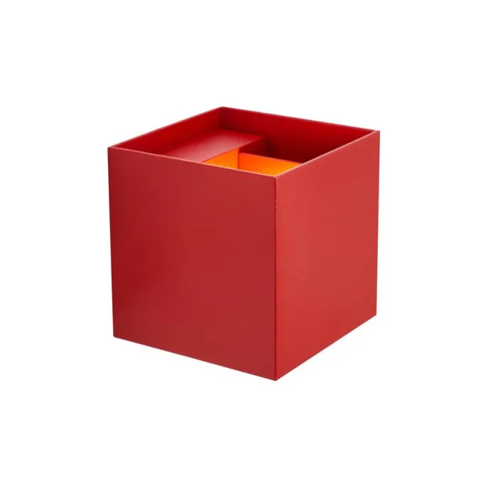 Moderne Außenwandleuchte Dunkelrot inkl. LED IP54 - Edwin