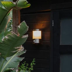 Moderne Außenwandleuchte Edelstahl Bewegungsmelder IP44 - Mira