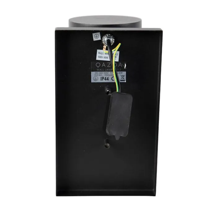 Moderne Außenwandleuchte Edelstahl schwarz IP44 - Jarra