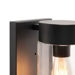 Moderne Außenwandleuchte Edelstahl schwarz IP44 - Jarra