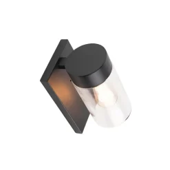 Moderne Außenwandleuchte Edelstahl schwarz IP44 - Jarra