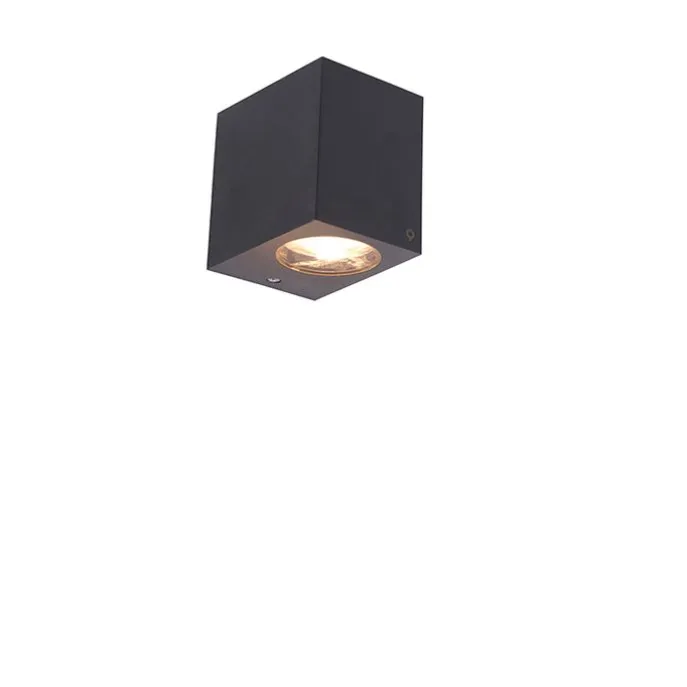 Moderne Außenwandleuchte grau aus Kunststoff - Baleno