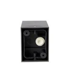 Moderne Außenwandleuchte grau aus Kunststoff - Baleno