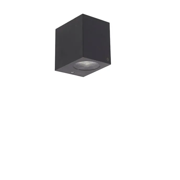 Moderne Außenwandleuchte grau aus Kunststoff - Baleno