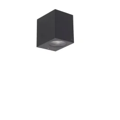 Moderne Außenwandleuchte grau aus Kunststoff - Baleno