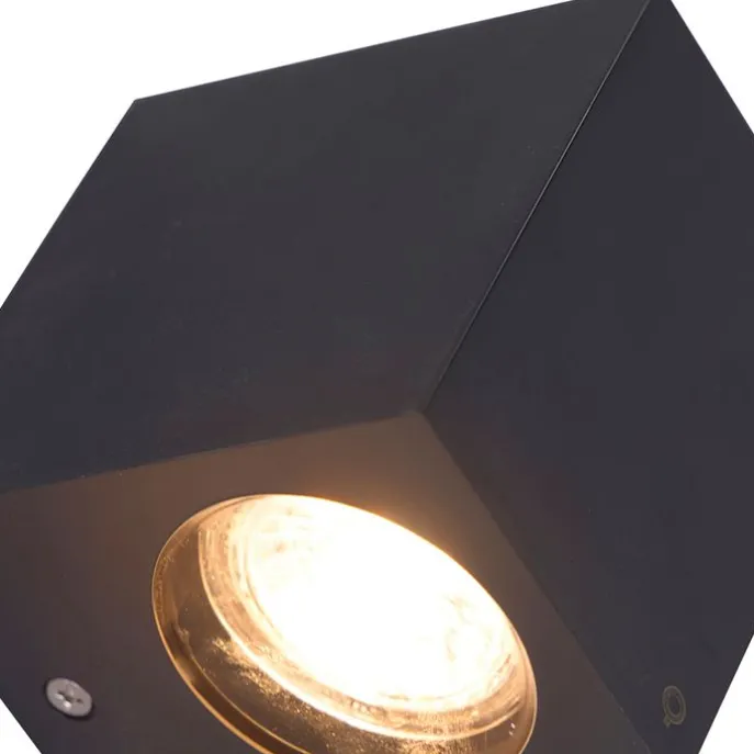 Moderne Außenwandleuchte grau aus Kunststoff - Baleno