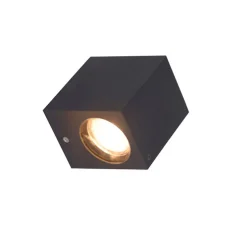 Moderne Außenwandleuchte grau aus Kunststoff - Baleno