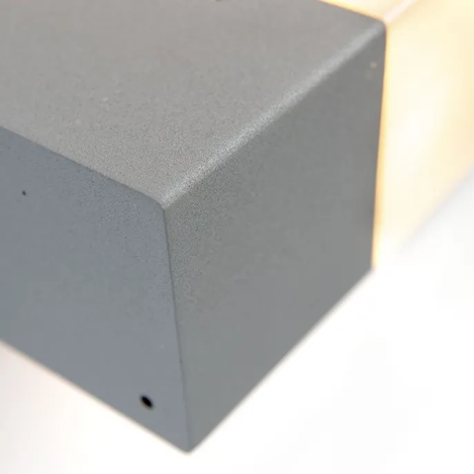 Moderne Außenwandleuchte grau IP44 - Dänemark