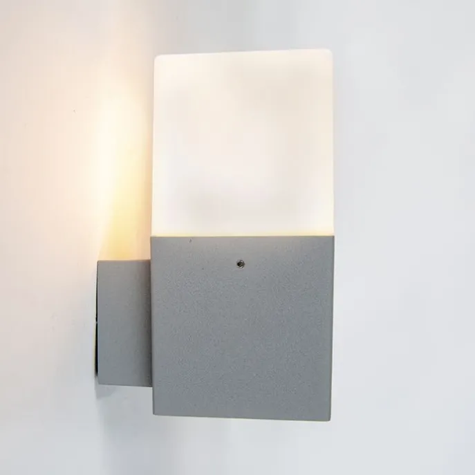 Moderne Außenwandleuchte grau IP44 - Dänemark