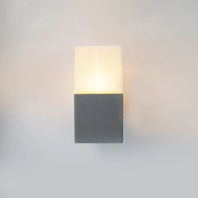 Moderne Außenwandleuchte grau IP44 - Dänemark