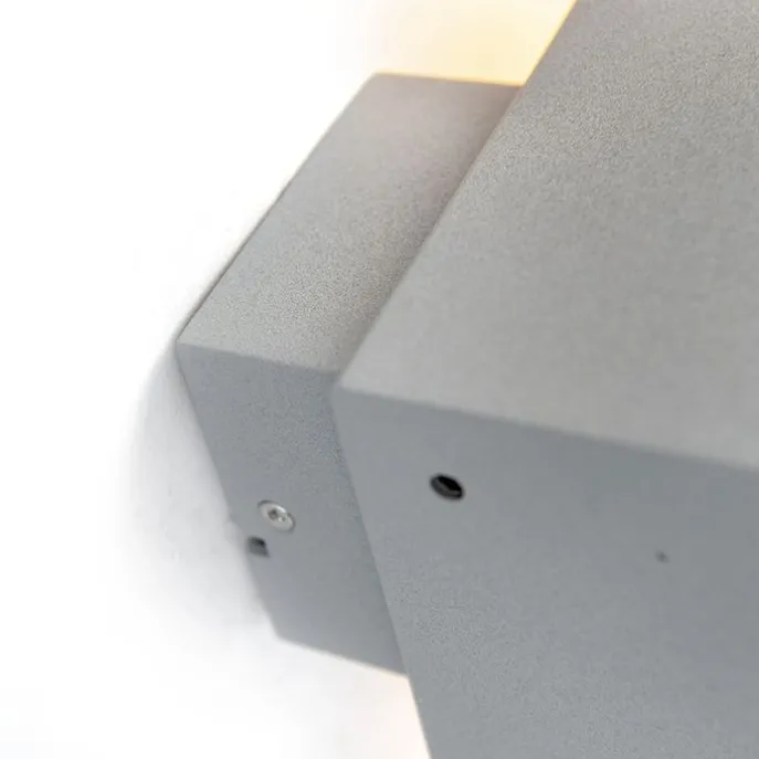 Moderne Außenwandleuchte grau IP44 - Dänemark