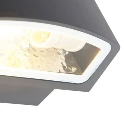 Moderne Außenwandleuchte Graphit 14,3 cm IP44 - Latina