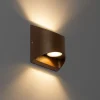 Moderne Außenwandleuchte rostbraun inkl. LED 2-flammig IP54 - Mal