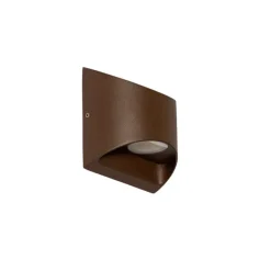 Moderne Außenwandleuchte rostbraun inkl. LED 2-flammig IP54 - Mal