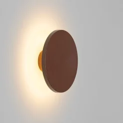 Moderne Außenwandleuchte rostbraun inkl. LED IP54 - Skyf