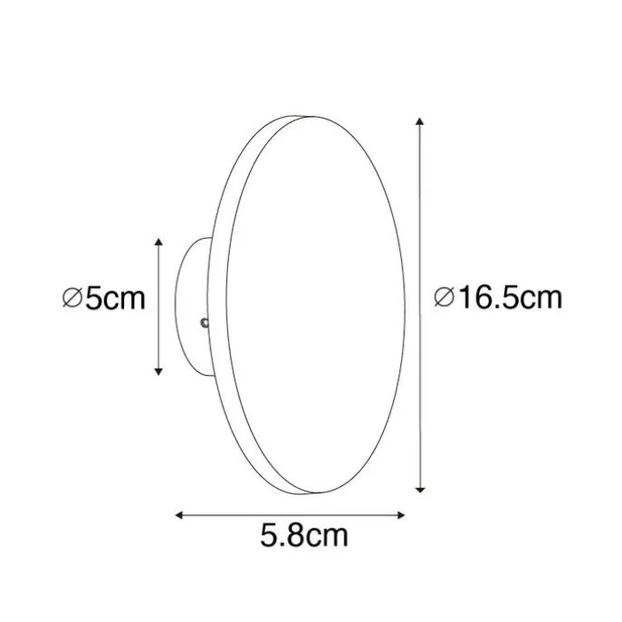Moderne Außenwandleuchte rostbraun inkl. LED IP54 - Skyf