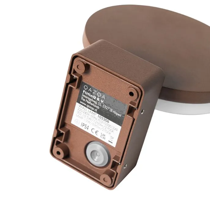 Moderne Außenwandleuchte rostbraun inkl. LED IP54 - Esmee