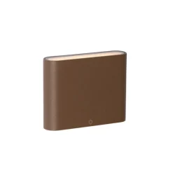 Moderne Außenwandleuchte rostbraun 11,5 cm inkl. LED IP65 - Batt