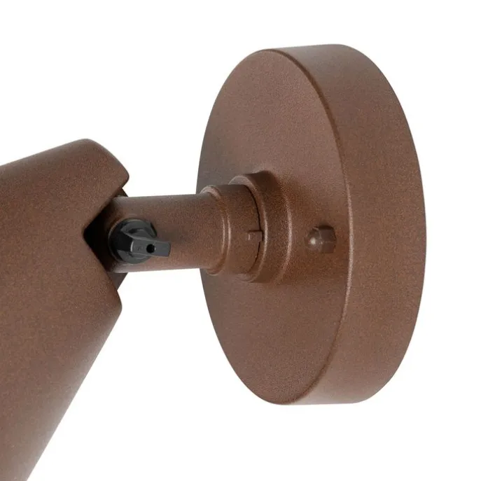 Moderne Außenwandleuchte rostbraun IP44 verstellbar - Ciara